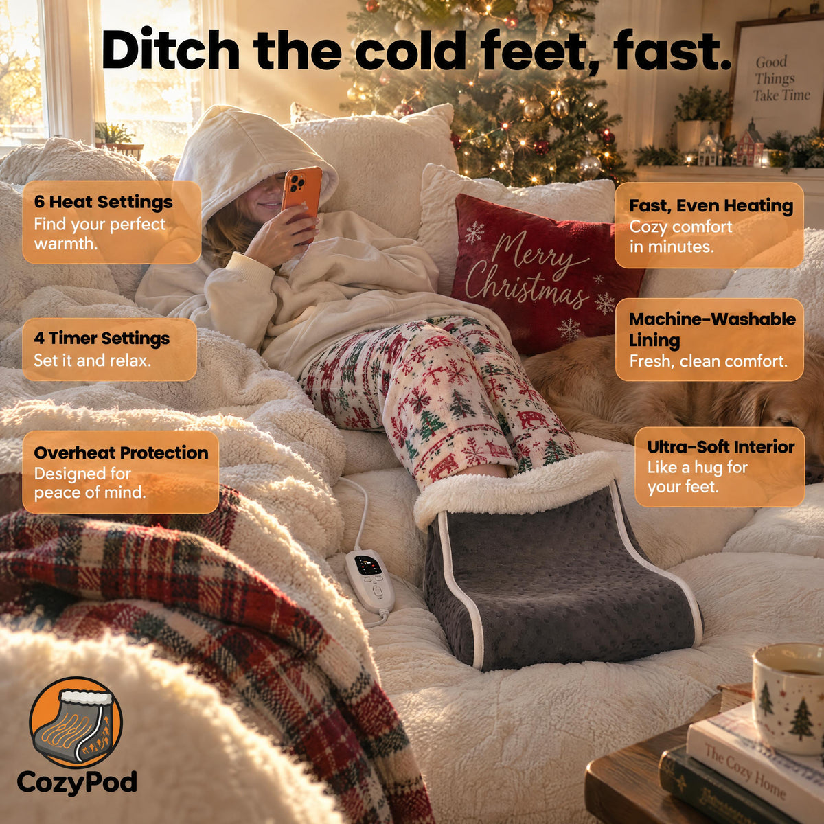 CozyPod™ - Plug In Foot Warmer