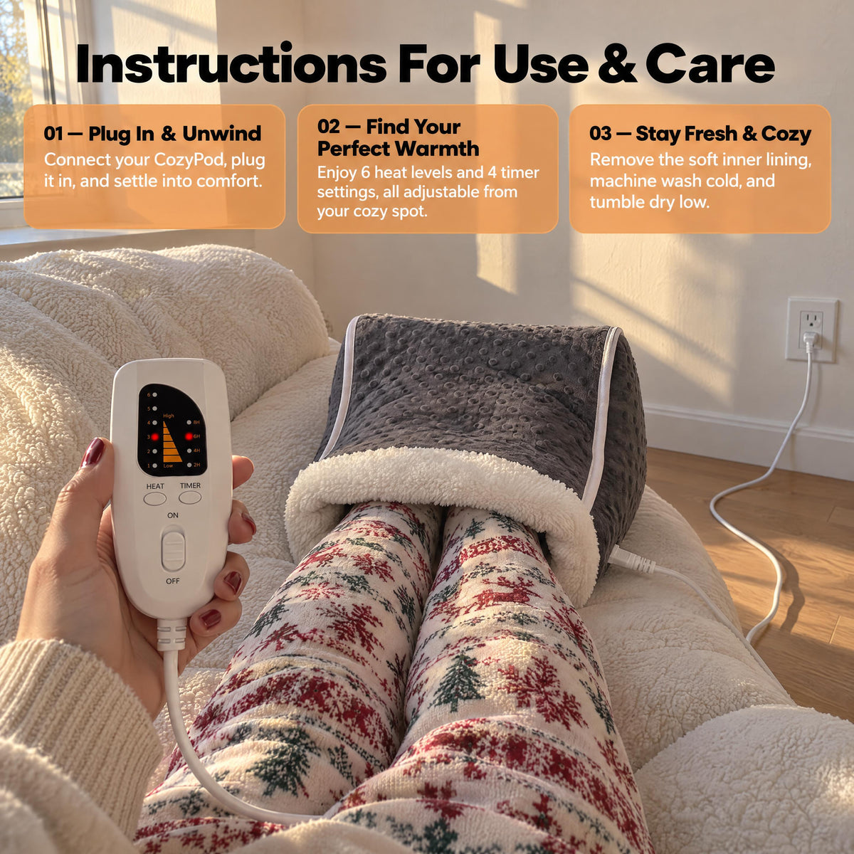 CozyPod™ - Plug In Foot Warmer